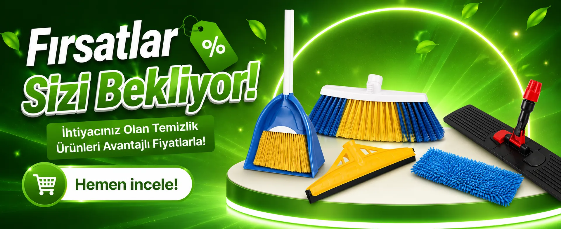 Temizlik ürünlerinde avantajlı fiyatlar