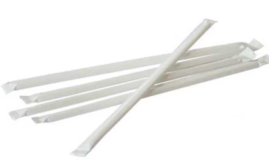 Kağıt Sargılı Plastik Pipet 6x197 mm